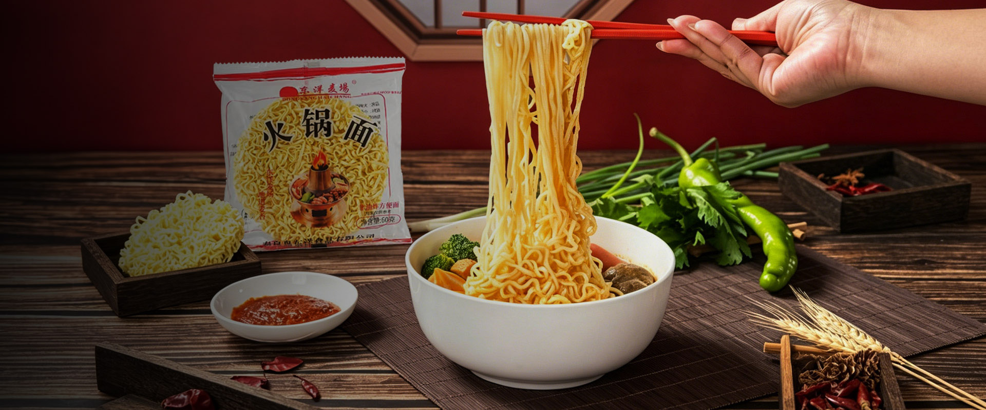 Pabrik Mie Hot Pot Instan Cina