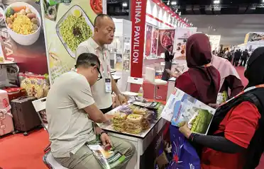 Blok Mie Instan Dongyang Food di Pameran Halal Malaysia